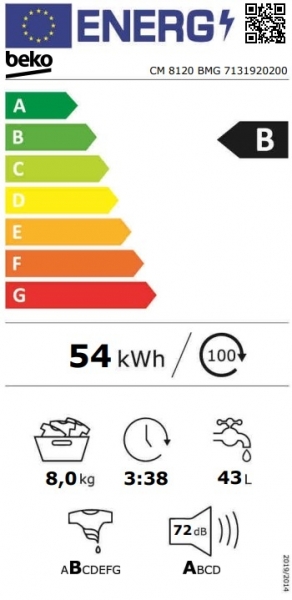 Beko CM 8120 BMG Çamaşır Makinesi