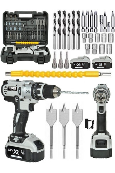 Torq Power XR 58 V 5 Ah Akülü Matkap