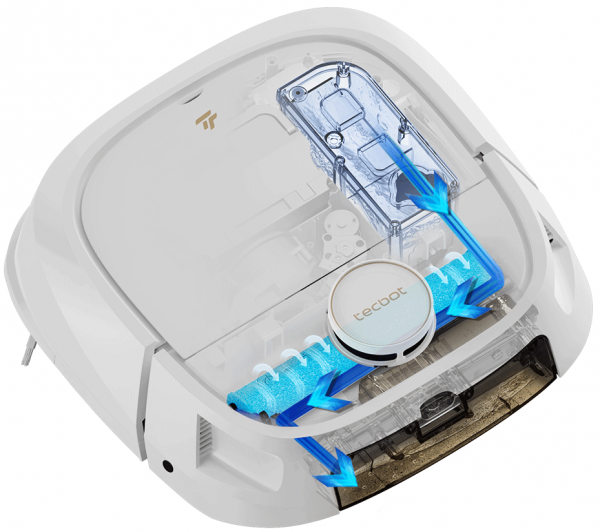 Tecbot M1 Robot Süpürge+Mop