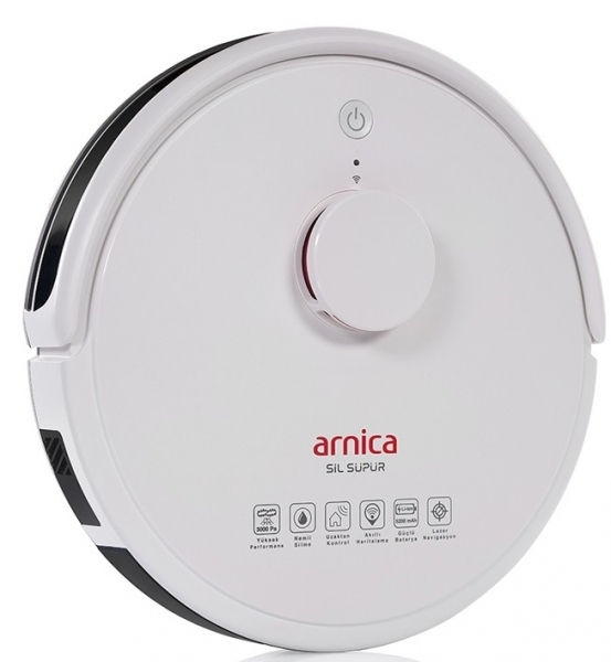 Arnica Sil Süpür Robot Süpürge+Mop