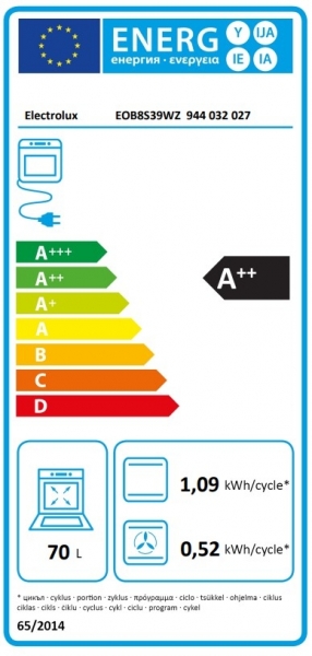 Electrolux EOB8S39WZ Ankastre Fırın
