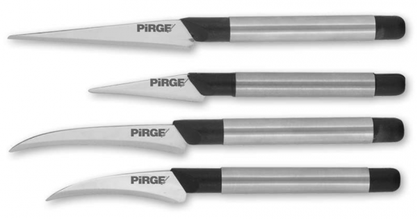 Pirge 41330 Titan Dekor Bıçağı Seti 4 Parça