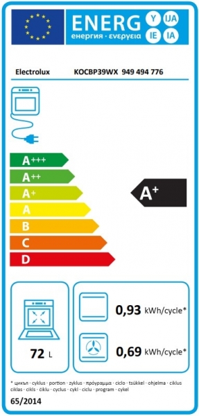 Electrolux KOCBP39WX Ankastre Fırın