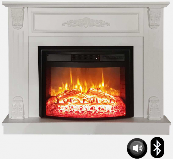 DLC 1128S Moena İşlemeli 1800W Elektrikli Şömine