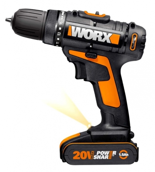 Worx WX101.1 20 V 1.5 Ah Akülü Matkap
