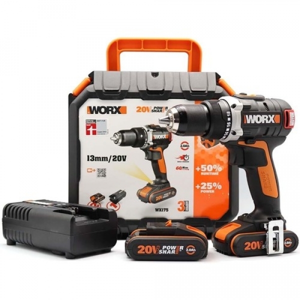 Worx WX175 20 V 2 Ah Akülü Matkap