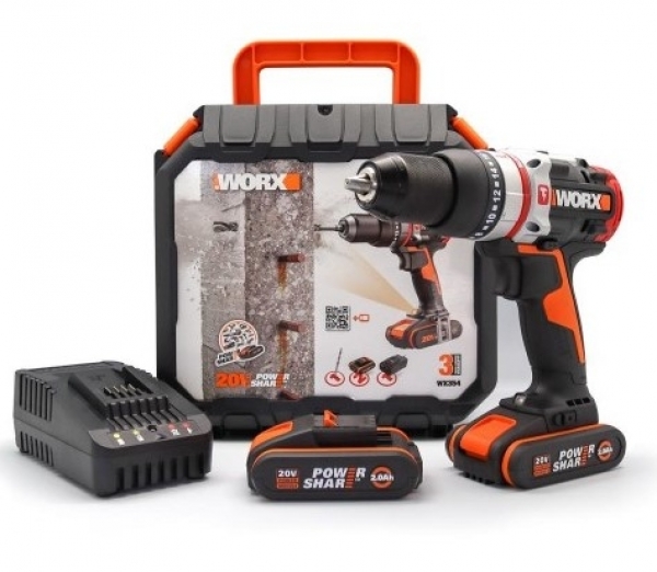 Worx WX354 Akülü Matkap (2 Akülü / 2 Ah)