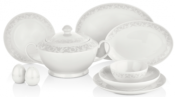 Korkmaz Moon Collection A8158 58 Parça Yemek Takımı