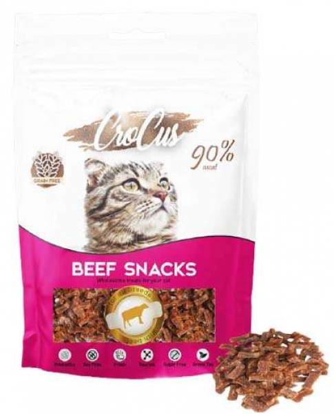 Crocus Snacks Biftekli Tahılsız 80 gr Kedi Maması