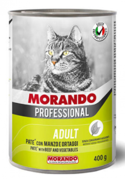 Morando Pate Biftek ve Sebzeli 400 gr Kedi Maması
