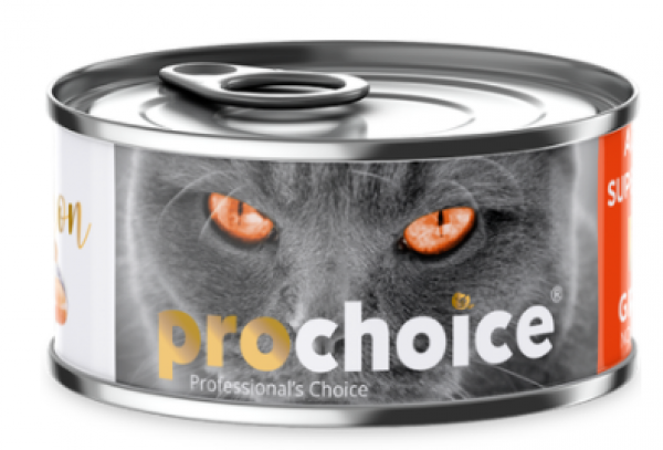 Pro Choice Pate Somon Etli Tahılsız 80 gr Kedi Maması