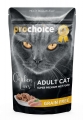 Pro Choice Pouch Tavuklu ve Ciğerli Tahılsız 85 gr resim