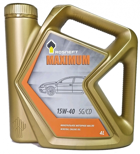 Rosneft Maximum 15W-40 Motor Yağı (4 litre)