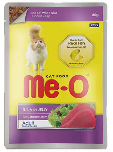 Me-O Ton Balıklı ve Jöleli Yetişkin 80 gr Kedi Maması