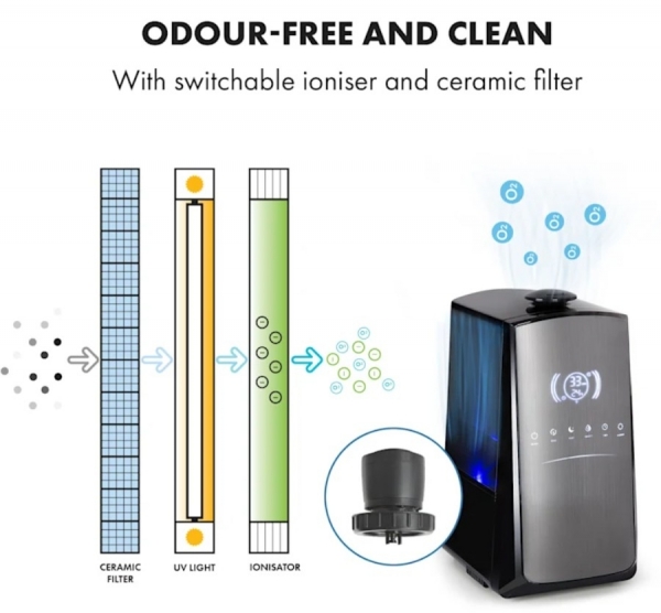 Klarstein VapoAir Opal Akıllı Hava Nemlendirici