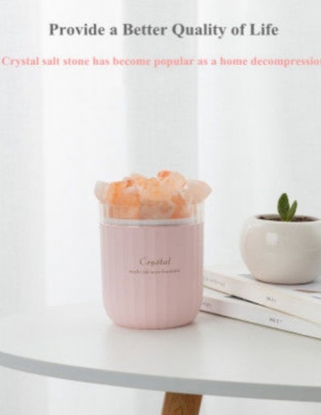 Crystal Ultrasonik Kristal Tuz Taşı Hava Nemlendirici