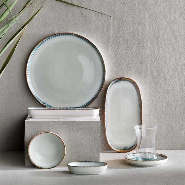 Schafer Okaliptüs YSL01 32 Parça Kahvaltı Takımı