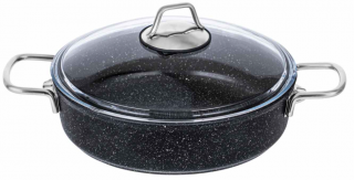 Taç Black Edition Granit Basık Tencere 24 cm