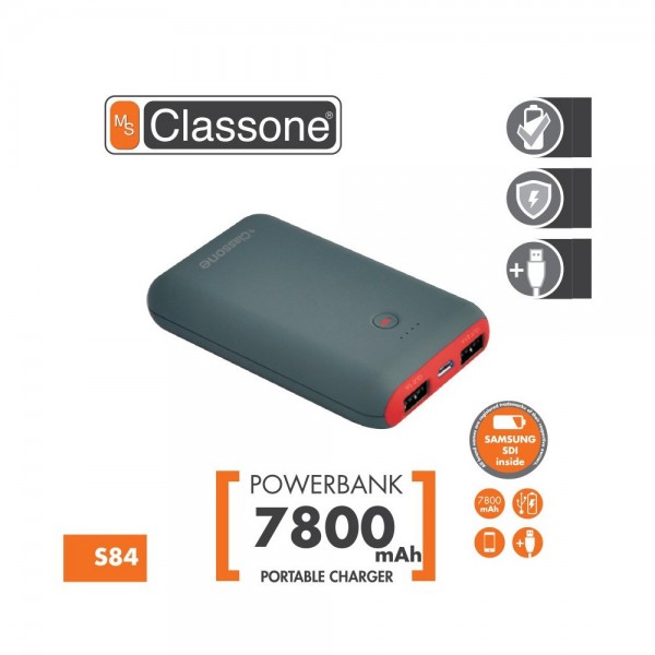 Classone S84 7800 mAh Powerbank