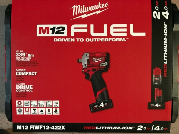 Milwaukee M12 FIWF12-422X Akülü Somun Sıkma
