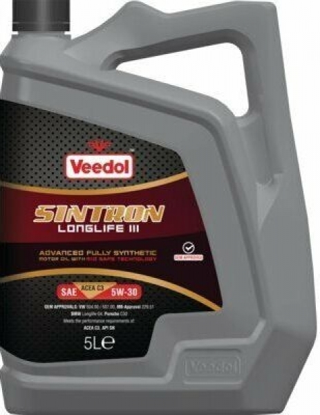 Veedol Sintron Longlife III 5W-30 Motor Yağı (5 litre)