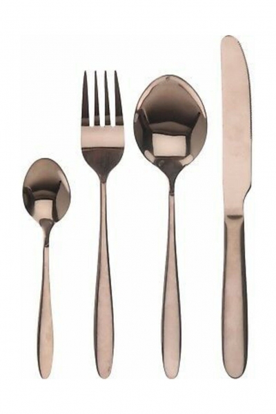 Koopman Bronz 16 Parça Çatal Kaşık Bıçak Takımı