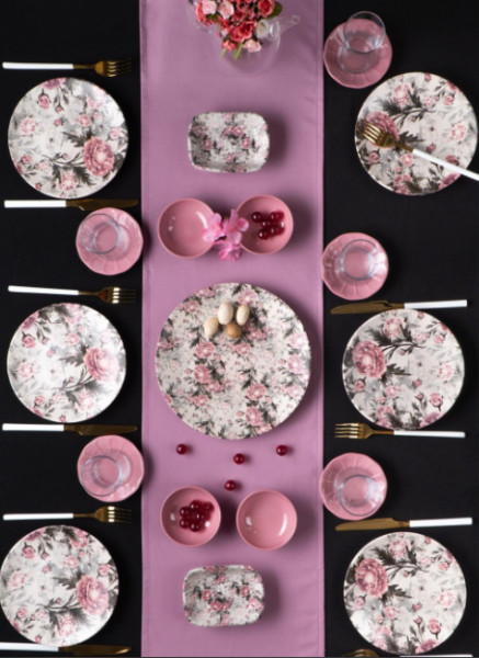 Acar La Rosa 25 Parça Kahvaltı Takımı
