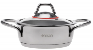 Emsan Easy Life Pişir Sakla 6 Parça Çelik Mini Tencere Seti