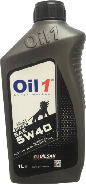 Oil1 SAE 5W-40 Motor Yağı (1 litre)