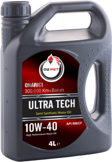 Öz Pet Ultra Tech Onarıcı 300.000 Km+Bakım 10W-40 Motor Yağı