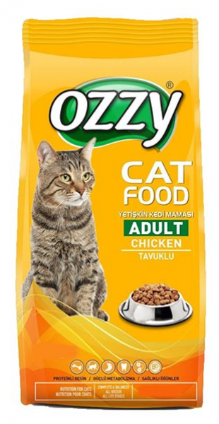 Ozzy Tavuklu Yetişkin 2 kg Kedi Maması