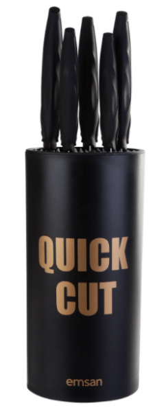 Emsan Quick Cut Standlı Bıçak Seti 6 Parça