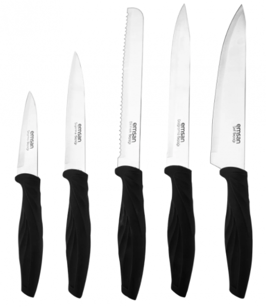 Emsan Quick Cut Standlı Bıçak Seti 6 Parça