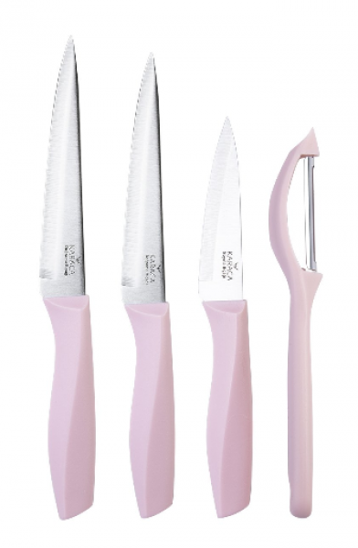 Karaca Peel Pink Bıçak Seti 4 Parça
