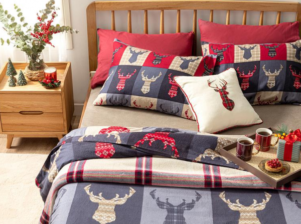 English Home Patchy Deers 160x220 cm
