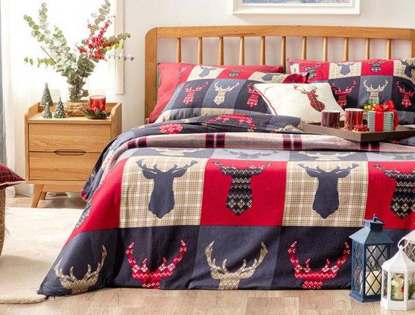 English Home Patchy Deers 160x220 cm