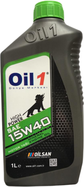 Oil1 SAE 15W-40 Motor Yağı (1 litre)