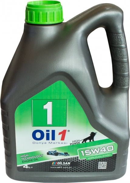 Oil1 SAE 15W-40 Motor Yağı (4 litre)