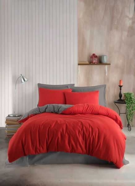 Soley Harmony Trendy 160x220 cm (Kırmızı / Gri)