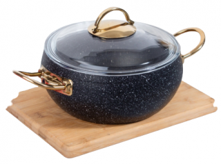 Acar Nostalji Granit Derin Tencere 20  cm