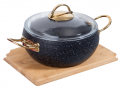 Acar Nostalji Granit Derin Tencere 24  cm resim