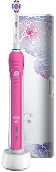Oral-B Pro 2500 Cross Action Flora Pink Şarjlı Diş Fırçası
