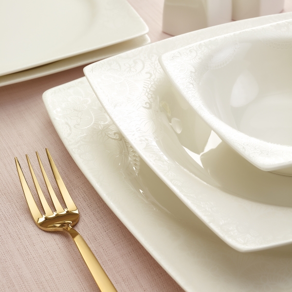 Emsan Fine Bone Meyra 61 Parça Yemek Takımı