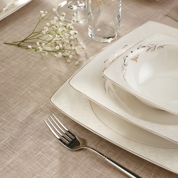 Emsan Fine Bone Lorella Gold 61 Parça Yemek Takımı