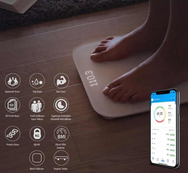 Smartness SN 1071 Dijital Banyo Tartısı
