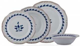Bernardo Blue Flower 24 Parça Yemek Takımı