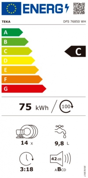 Teka DFS 76850 WH Bulaşık Makinesi