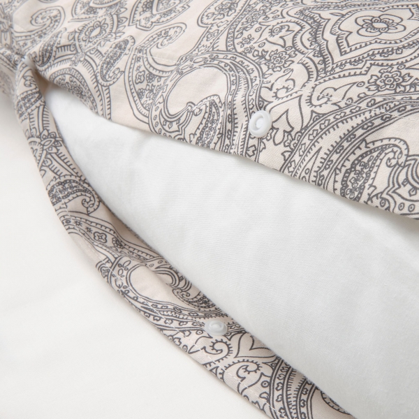 Ikea Jattevallmo 240x220 cm (Bej / Koyu Gri)
