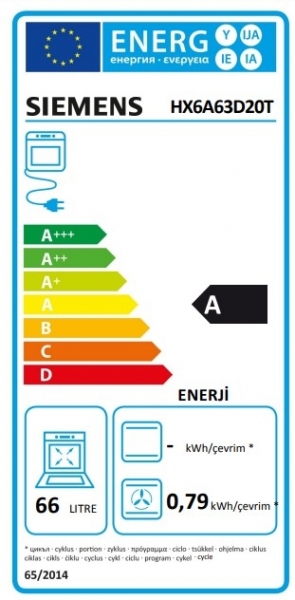 Siemens HX6A63D20T Solo Fırın