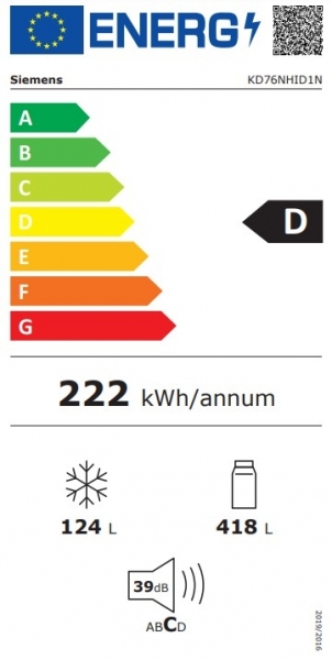 Siemens KD76NHID1N Buzdolabı